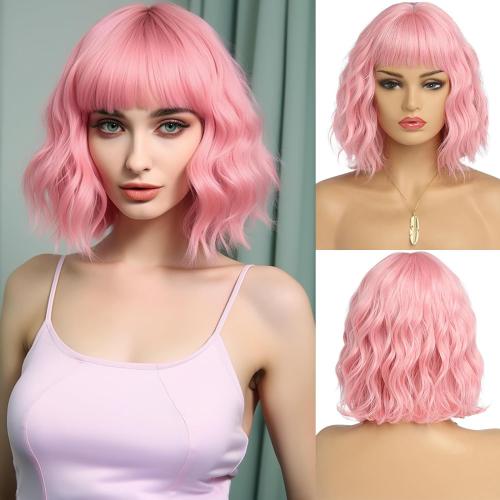 High Temperature Fiber Wig Can NOT perm or dye & for women Solid PC