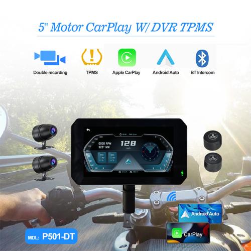 Hot Sale Motorcycle Locomotive Wireless carplay Portable IPX-7 Motorcycle Recorder