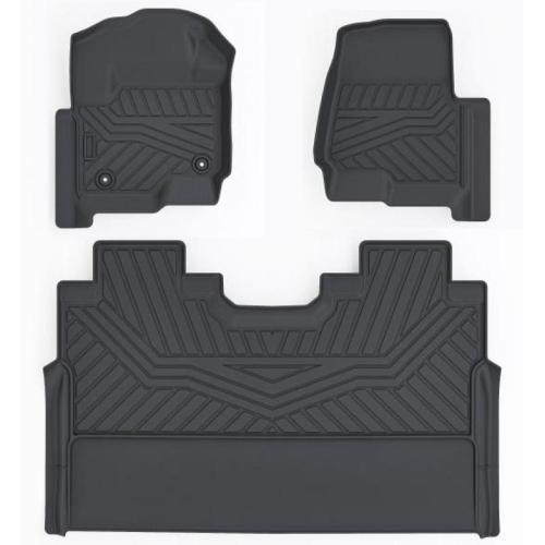 3D TPE Rubber Floor Mats Floor Liner for 2010-2014 Ford F-150 F150 SuperCrew Cab