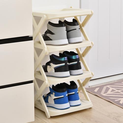 Multi-Layer Shoe Rack Household Doorway Shoes Layered Folding Shoe Bracket