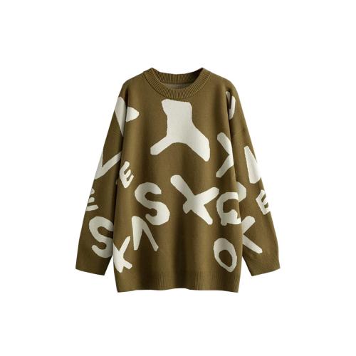 Viscose Fiber Women Sweater loose printed : PC