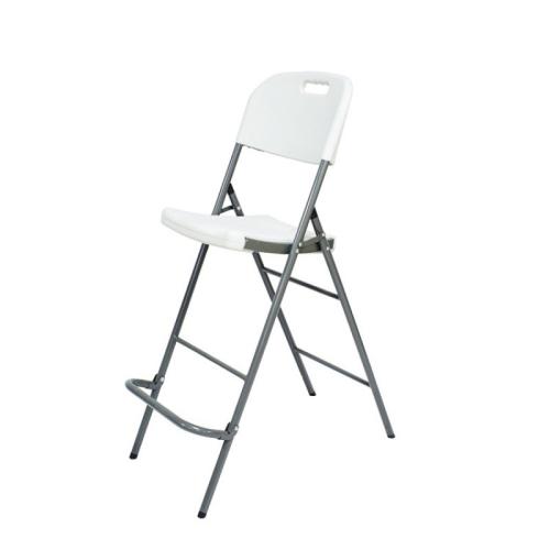 HDPE Foldable Chair durable Solid white PC