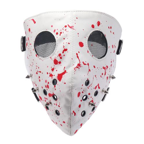 Color matching creative rivet leather mask eye mask Halloween men's mask