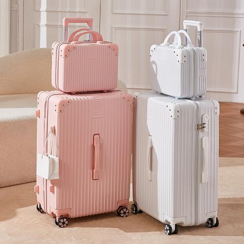 Fashion luggage Women's box universal wheel  durable password trolley case