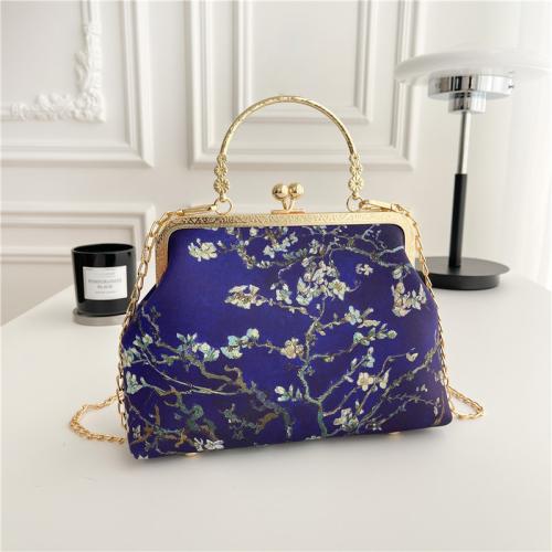 Flower casual style handbag all-match crossbody portable bag Fashion Women's handbag