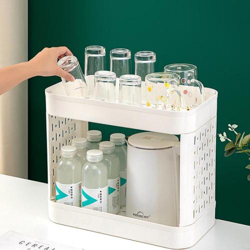 Cup Storage Rack Desktop Double-layer Glass Cup Mug Water Cup Rack Tea Cup Storage