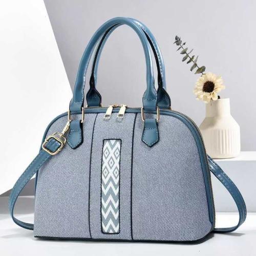 New Stitching Large-capacity Handbag All-match Trendy Simple Fashionable Atmosphere Bag