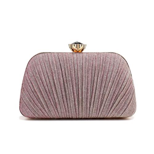 New Dinner Bag Pleated Clutch Bag Evening Bag Women's Crossbody Pleated Bag