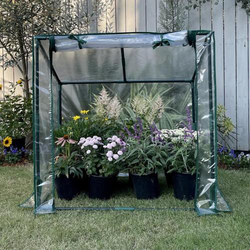 Plant Greenhouse Flower Room Windproof and Rainproof Outdoor Garden Greenhouse Insulation Cover