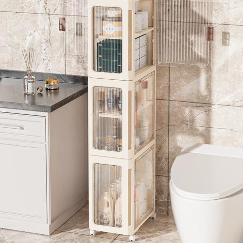 Gap Storage Rack Toilet Drawer Type Seam Storage Cabinet Dustproof Bathroom Storage Shelf