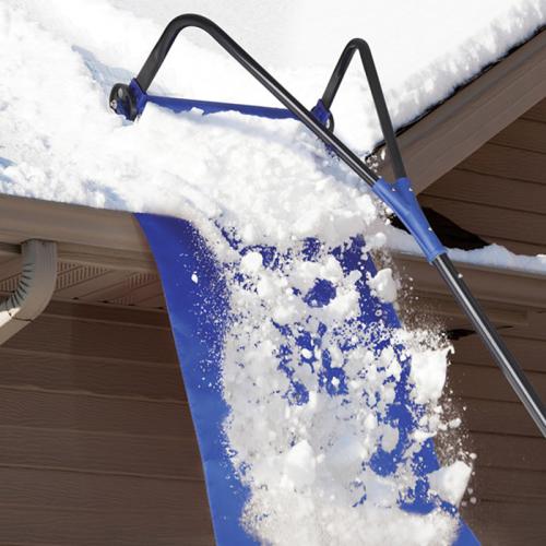 High quality roof snow rake snow scraper pulley adjustable handle Oxford cloth snow shovel snow removal tool