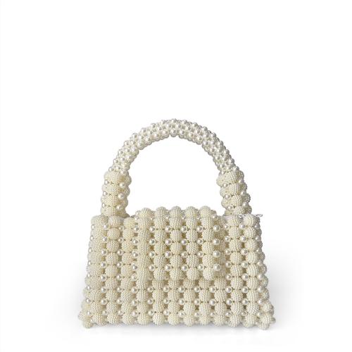 Bayberry Bag Women's 2024 New Arrival Handmade Woven Pearl Bag Handbag