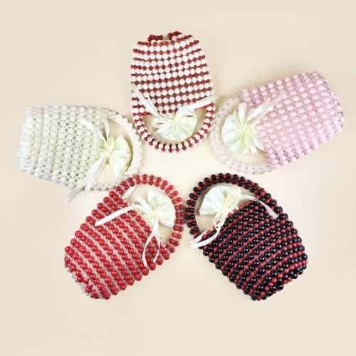 Creative Handmade Fashion Casual Beaded DIY Small Hand Handbag Fresh Sweet