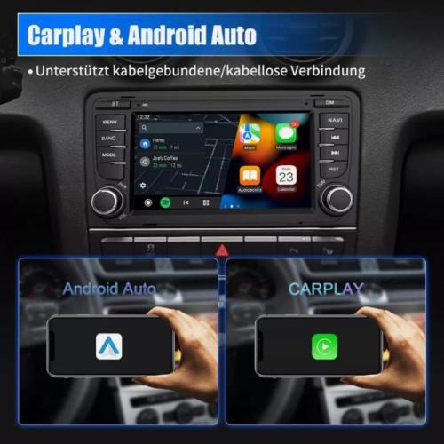 For Audi A3 S3 RS3 8P 8V 9inch Apple Carplay Android 13.0 Car Stereo GPS SWC Navi BT