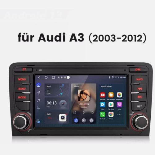 Android13 7inch Car Stereo Carplay for Audi A3 S3 RS3 8P GPS Navi WIFI BT DAB+ 2+32G