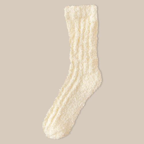 Coral Fleece Socks Women's Autumn and Winter Thickened Warm Sleeping Socks