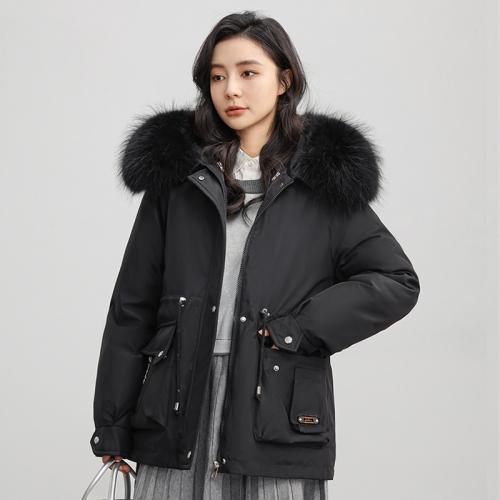 Remove the inner container for autumn and winter, down cotton-padded jacket fur collar