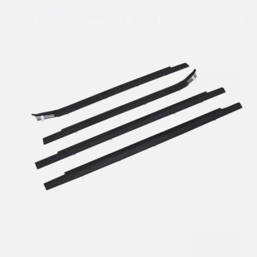 4Pcs Weatherstrip Outer Lower Window For Toyota Tundra 2000-2006 Double Cab