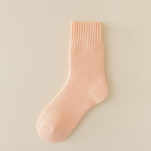 Warm Socks Women's Socks Autumn and Winter Mid-tube Socks fleece-lined Thickened Sleep Socks