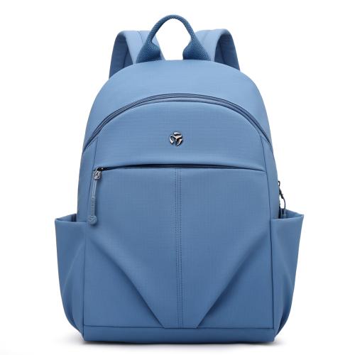 Fashion Solid Color Nylon Cloth Backpack Popular New Fashion All-match Large Capacity Travel Backpack