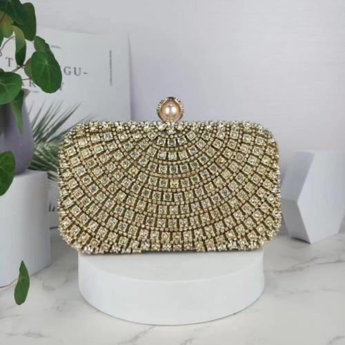 Street Trend Diamond Dinner Bag Clutch Bag Small Bag