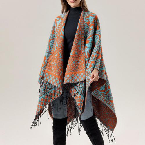 New Shawl Ethnic Style Travel Wear Fashion Warm Cashmere Tassel Scarf Cape