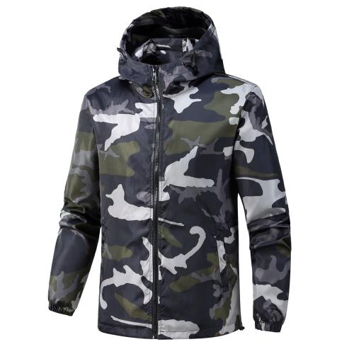 New Camouflage Jacket Men's Spring and Autumn Thin Hoodie Casual Loose Jacket