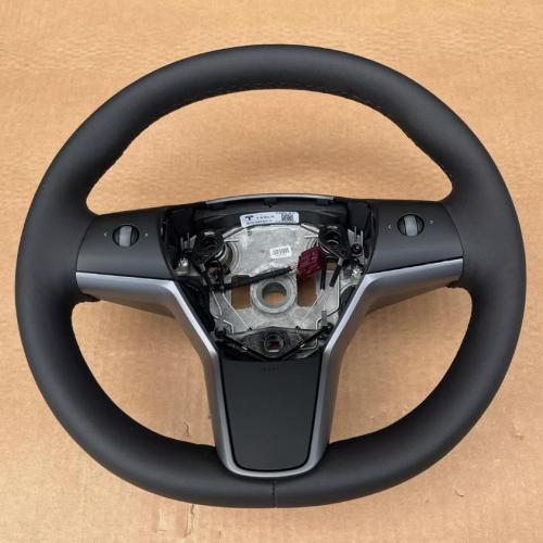 New! OEM  Model 3 Y Driver Heated Leather Steering Wheel  1490214- 