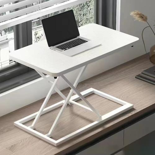 Standing notebook stand desktop folding computer desk lifting table adjustable height increasing rack