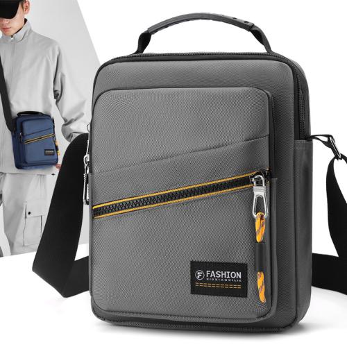 New Simple Casual Shoulder Bag Outdoor Waterproof Trendy Contrast Color Bag