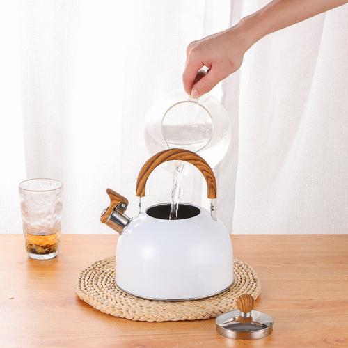 2.5 liters stainless steel whistle kettle thickened kettle induction cooker universal pot kettle