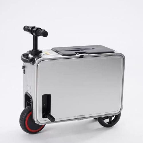 Intelligent electric riding Suitcase 20-inch can sit and ride luggage automatic telescopic trolley case