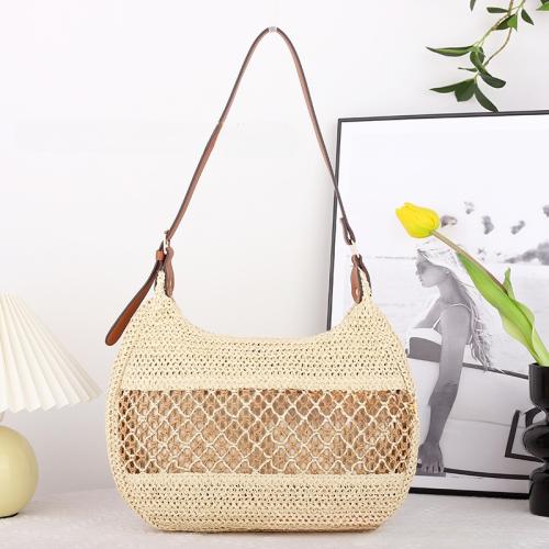 Paper Rope Woven Bag Fashionable All-match Hollow Bag Casual Straw Woven Bag