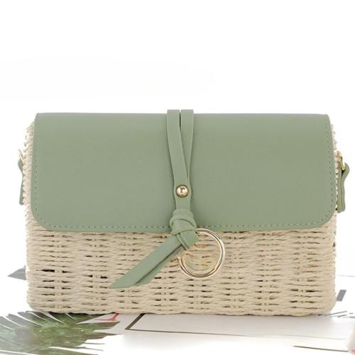 Paper & PU Leather Easy Matching Crossbody Bag PC