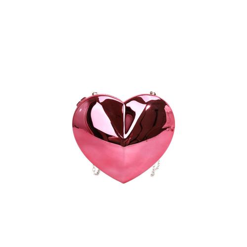 New Peach Heart Box Bag Acrylic Bag High-end Elegant Evening Bag