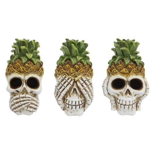 Halloween pineapple skull car aromatherapy clip car air outlet creative