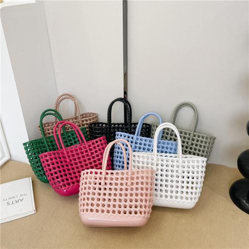 New Hollow Woven Portable Basket Bag Daily Vacation Travel Large Capacity Beach Bag