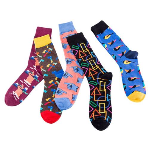 Coton Chaussette de cheville d’hommes couleur et motif différents pour le choix : Paire