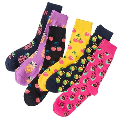 Coton Chaussette de cheville d’hommes couleur et motif différents pour le choix : Paire