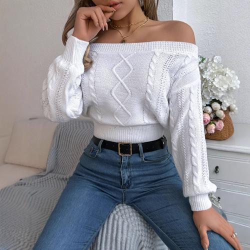 Autumn and Winter Sweater Casual Solid Color Long-sleeved Pullover Sweater