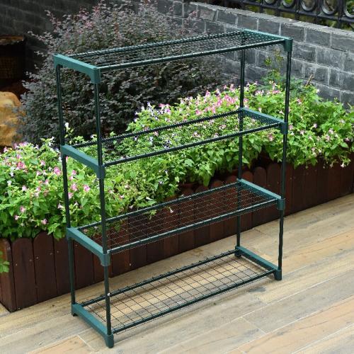 Plants Rack outdoor gardening flower rack Green rose fleshy sprouts vegetable seedling garden shelf