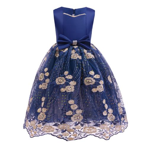 New Children's Skirt Girls dress Pearl Embroidered Princess Skirt