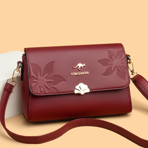 New Fashionable Shoulder Crossbody Bag Simple Embossed Women's Small Bag