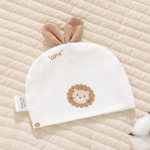 Soft baby hat spring and autumn thin breathable cotton newborn baby 0-3 months boneless newborn baby fetal hat