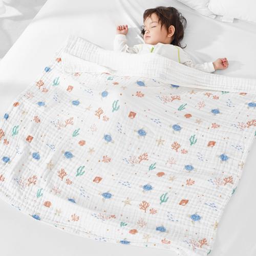 Baby Bath Towel Cotton Bath Towel Quilt Cotton Gauze Baby Newborn Package Super Soft Absorbent Children's Cover Blanket