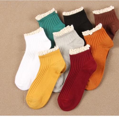 Poliéster Calcetines para mujeres, más colores para elegir, 5Par/Bolso,  Bolso