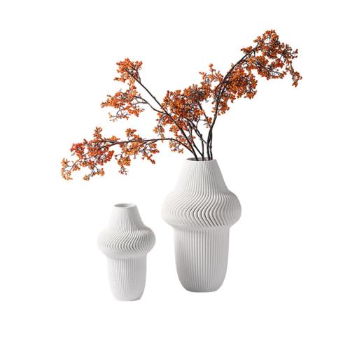 Modern High Temperature Ceramic Vase Living Room Flower Arrangement Ceramic High-end Decoration