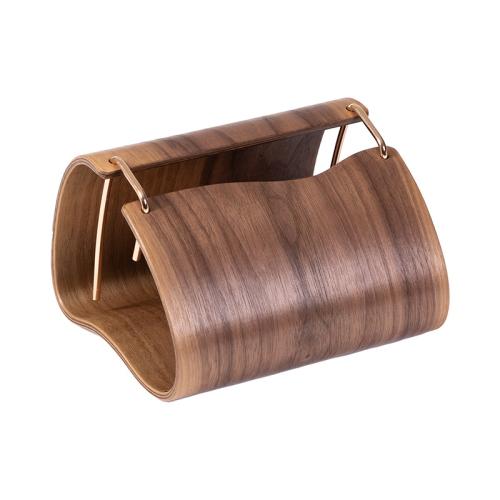 Simple Nordic Style High-Grade Wood Grain Tissue Box Household Coffee Table Storage Creative Box