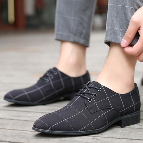 Plastic Cement & Canvas Men Casual Shoes hardwearing & breathable Plastic Injection Solid Pair