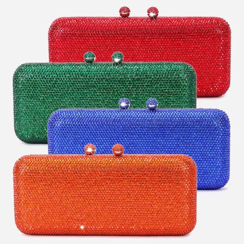 PU Leather hard-surface & Easy Matching Clutch Bag attached with hanging strap PU Leather PC